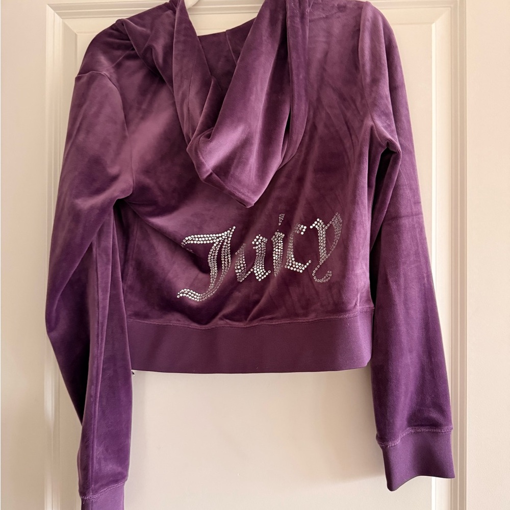 Juicy Couture Purple Velour Hoodie